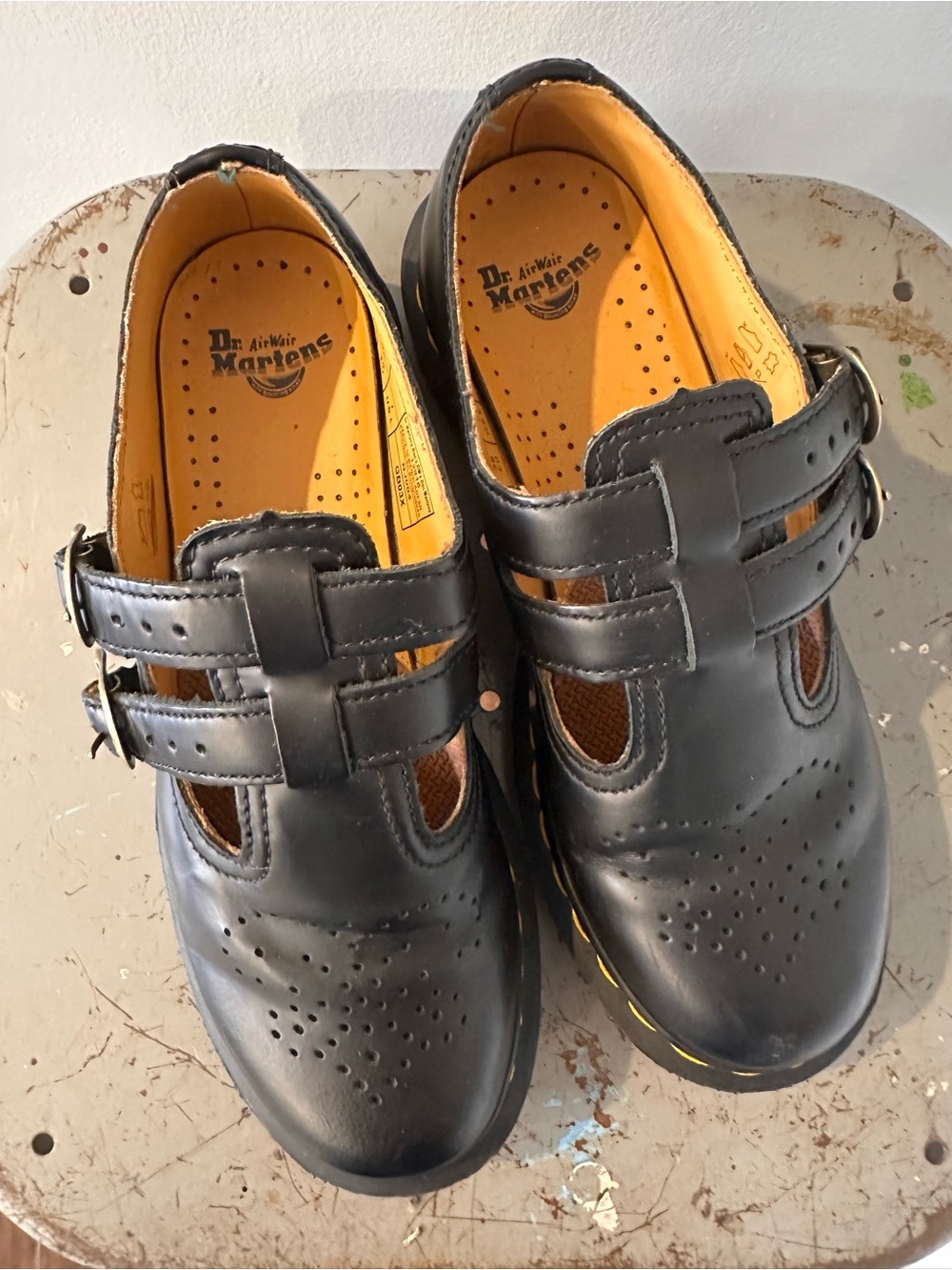 Dr Martens 8065 Mary Jane Strap Shoes - Picture 11 of 11